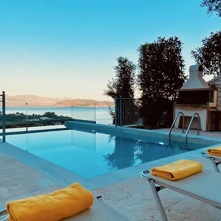 Vila Luxury With Heatable Private Pool By Dadovillas Kalámi