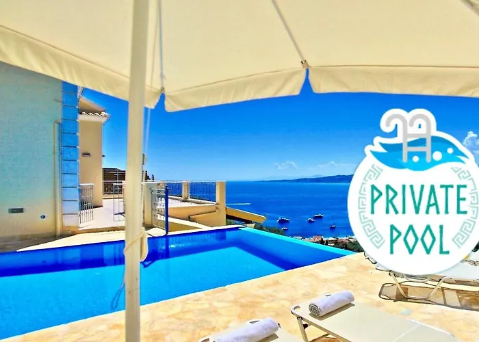 Luxury With Heatable Private Pool By Dadovillas Vilă Kalami (Corfu)